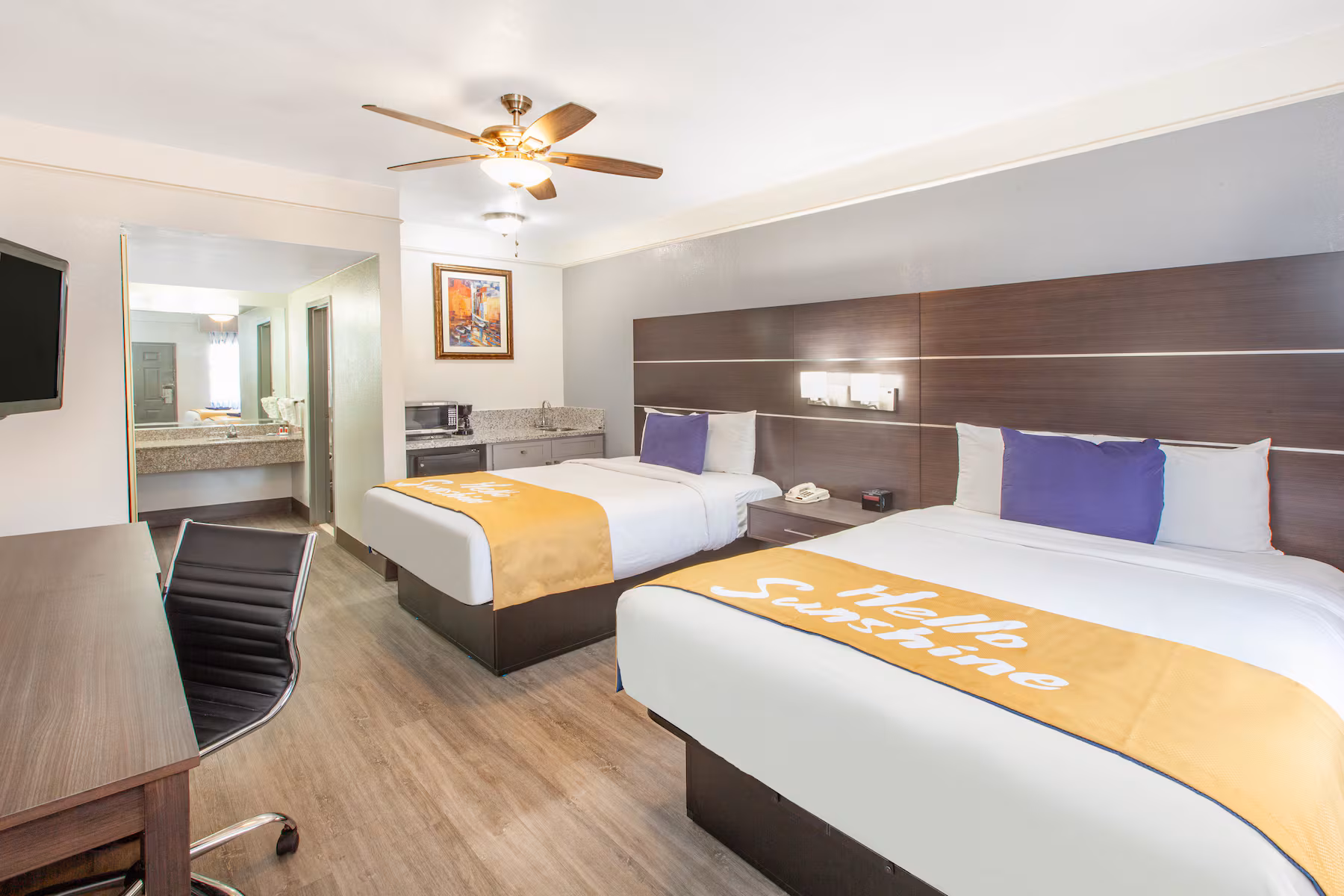 2 Queen Beds Ground Floor Non-Smoking Room
